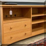 F50. Pompanoosuc Mills media cabinet. 30”h x 48”w x 19”d - $195